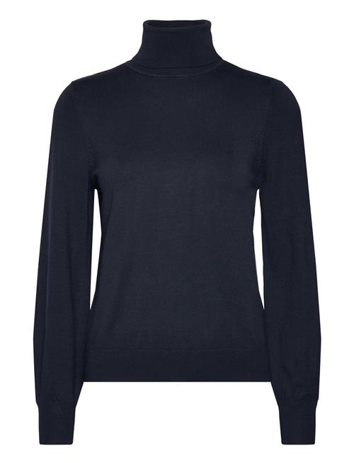 Basic Roll Neck Jumper, Lenzing™ Ecovero™ Esprit Collection Navy