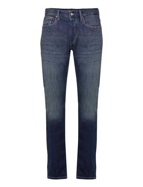 Mens Trousers Long Jeans Denham Navy