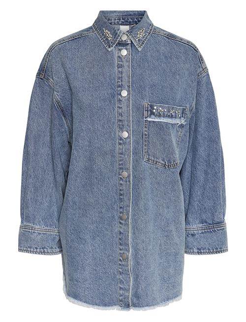 YAS Yasdaisy 7/8 Denim Shacket S. YAS Blue