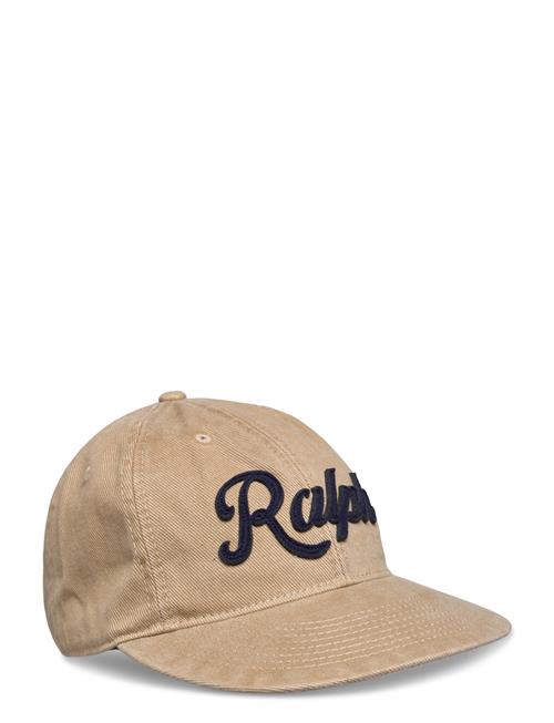 Appliquéd Twill Ball Cap Polo Ralph Lauren Beige