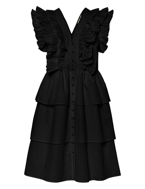 YAS Yasruna Cs Ruffle Dress - D2D YAS Black