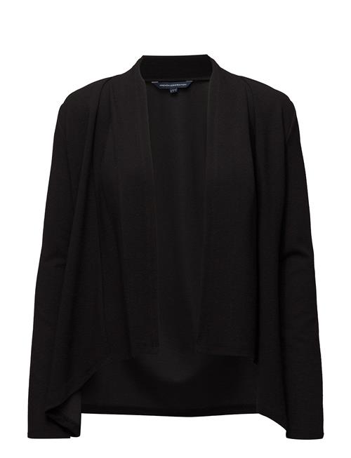 Josie Jersey Drape Front Jckt French Connection Black