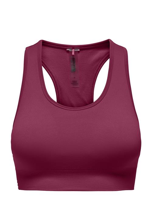 Onpdaisy-2 Seam Sports Bra Noos Only Play Burgundy