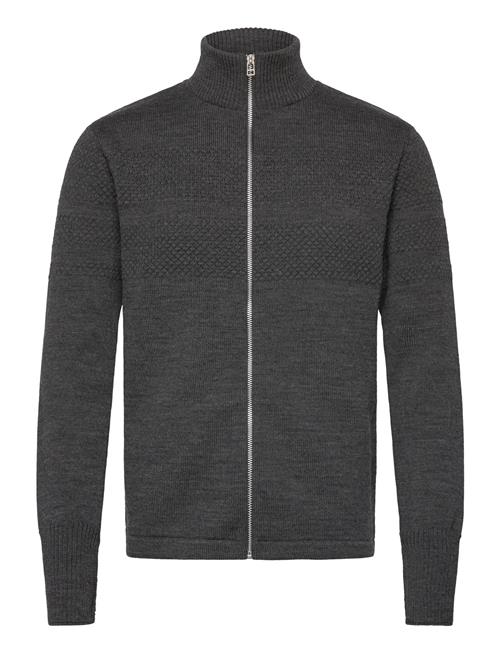 Mads Nørgaard Wool Klemens Zip Knit Mads Nørgaard Grey