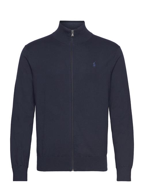 Polo Ralph Lauren Cotton Full-Zip Sweater Polo Ralph Lauren Navy