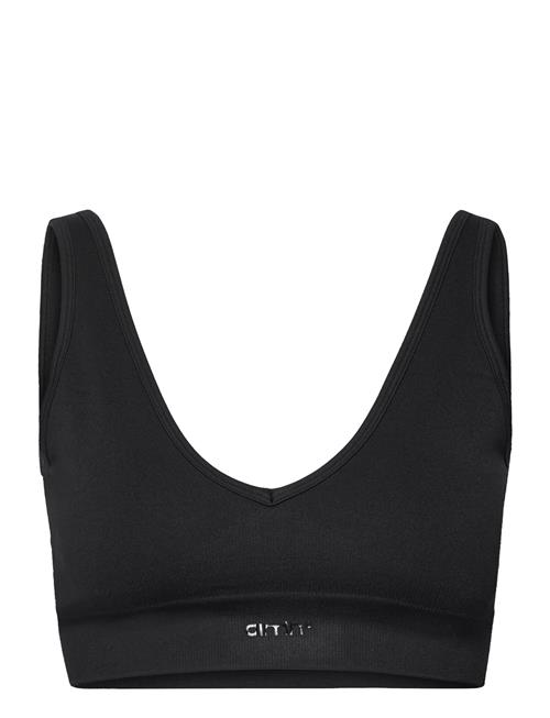 aim´n Shape Seamless Deep Cut Bra Aim´n Black