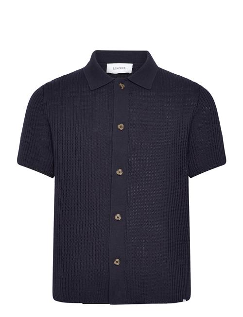 Les Deux Gustavo Knit Shirt Les Deux Navy