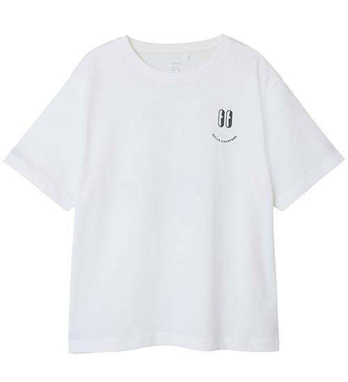 Name It T-Shirt - NkmOvan - Bright White m. Print