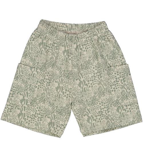 MÃ¼sli Shorts - Leopard Cargo - Soft Green/Poetry Green