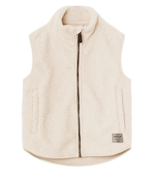 Mini A Ture Fleecevest - Teddy - MatBattal - Angora Cream