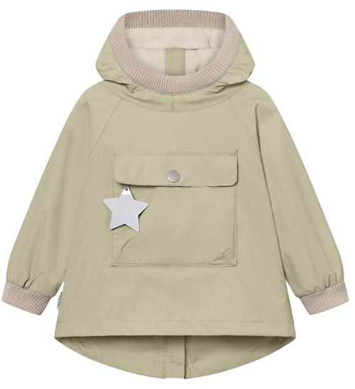 Mini A Ture Mini A ture Sommerjakke - MatBaby Vito Fleece Anorak - Elm Green