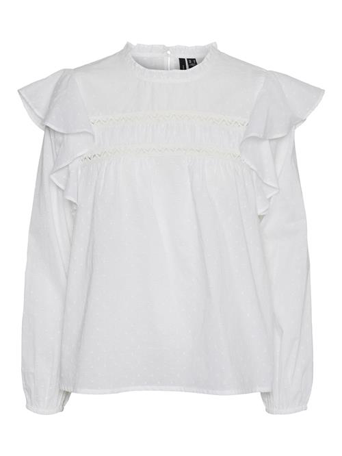 VERO MODA Bluse 'VMTRINE'  hvid