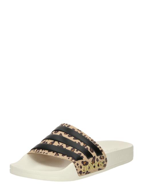 ADIDAS SPORTSWEAR Strand-/badesko 'Adilette Shower'  beige / brun / sort / hvid