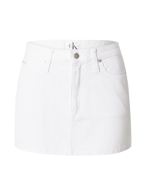 Calvin Klein Jeans Nederdel  white denim