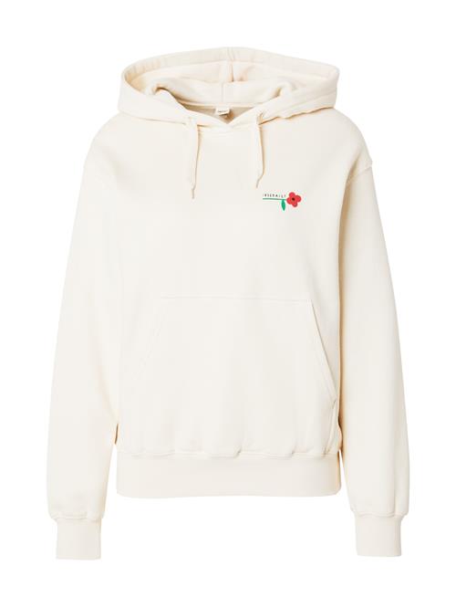 Iriedaily Sweatshirt 'Flower Boi'  grøn / sort / uldhvid