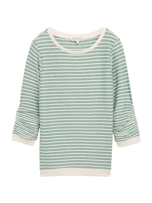 TOM TAILOR DENIM Sweatshirt  jade / naturhvid