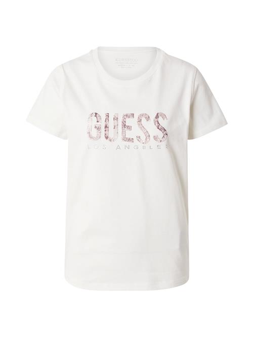 Se GUESS Shirts 'PYTHON'  sølv / hvid ved About You