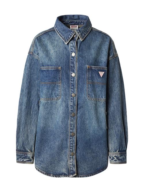 GUESS Originals Bluse 'CARPENTER'  blue denim