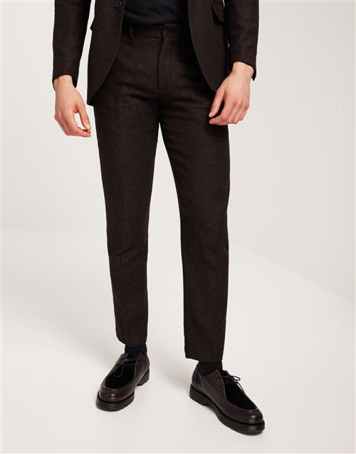 Jack & Jones Jprtweed Trouser Slim Fit Habitbukser Brun