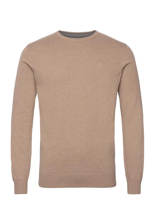 Tom Tailor Basic Crew Neck Sweater Tom Tailor Beige