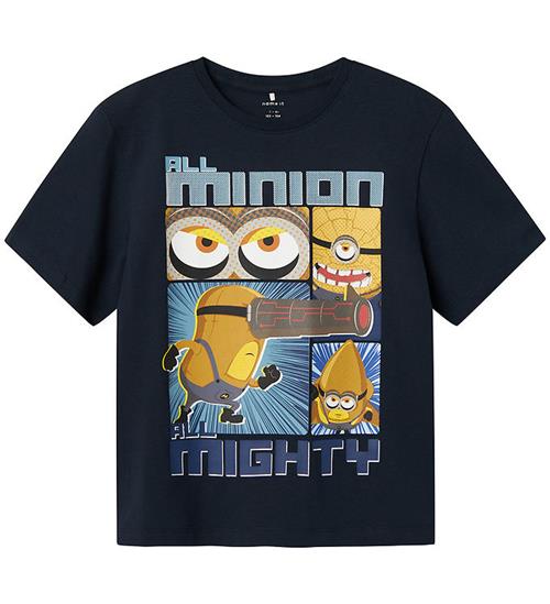 Name It T-shirt - Minnions - NkmOby - Dark Saphire