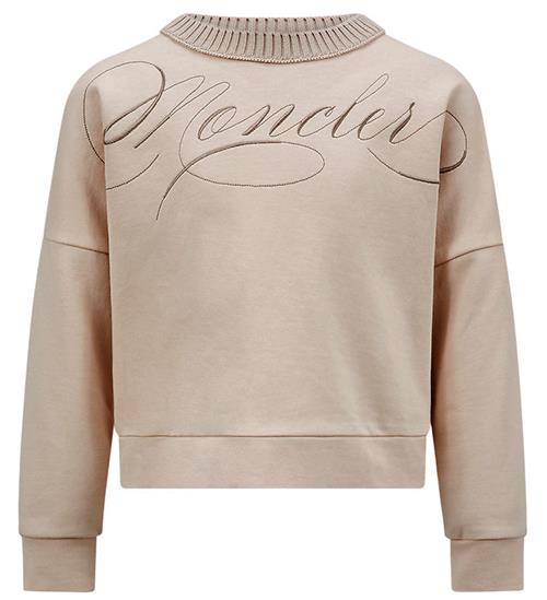 Moncler Sweatshirt - Rosa m. Broderi