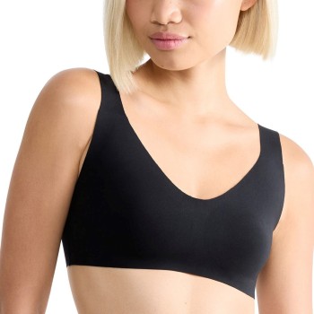 Sloggi Bh 2P ZERO Feel 2 0 Bralette C2P Sort Large Dame