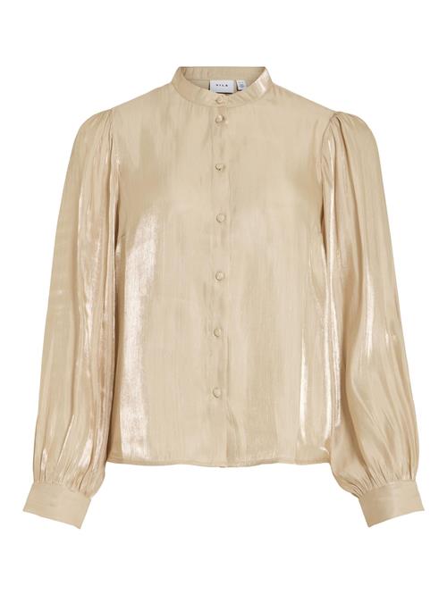 VILA Bluse  guld / taupe