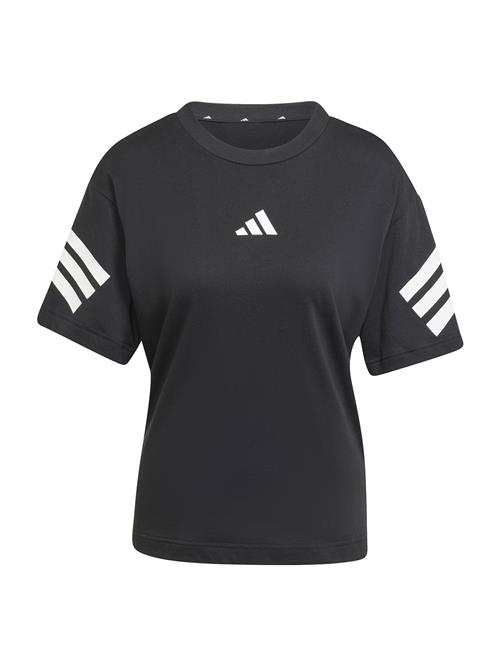 ADIDAS SPORTSWEAR Funktionsbluse 'FI 3S'  sort / hvid