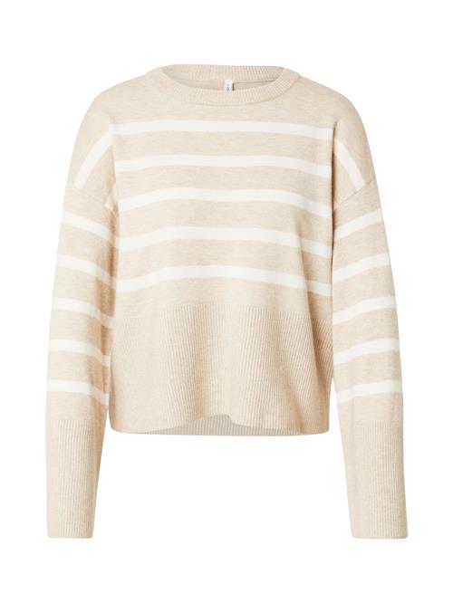 ONLY Pullover  beige-meleret / offwhite