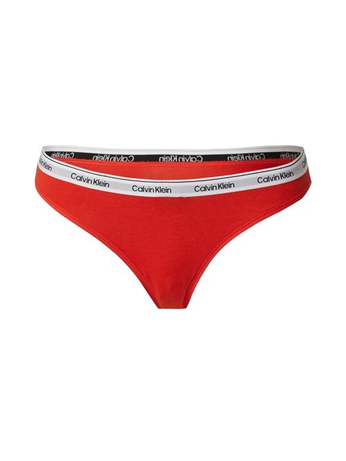 Calvin Klein Underwear String  grå / rød / sort / hvid