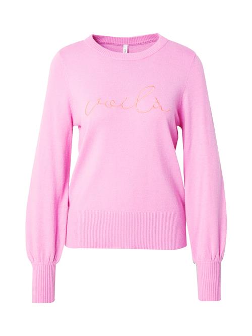 ONLY Pullover 'ONLIBI'  orange / lys pink