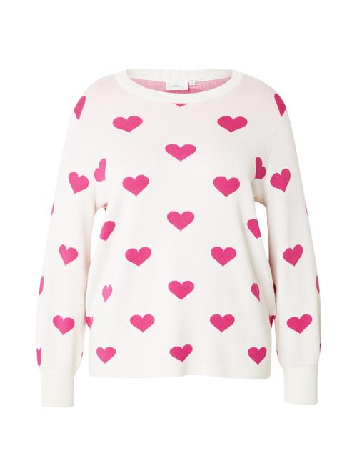 ONLY Carmakoma Pullover  creme / pink