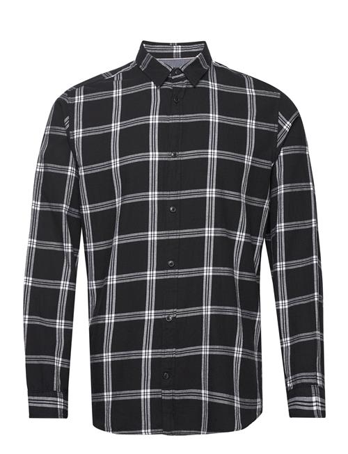 Jack & Jones Jjegingham Twill Shirt L/S Jack & J S Black