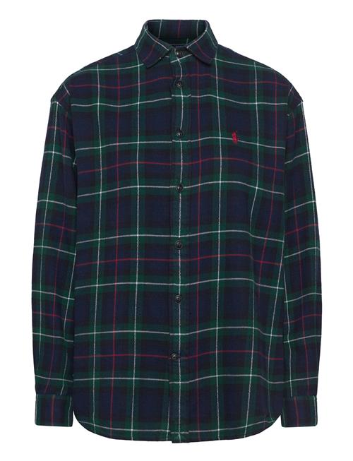 Relaxed Fit Plaid Cotton Shirt Polo Ralph Lauren Navy