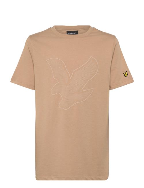 Graphic Eagle T-Shirt Lyle & Scott Beige