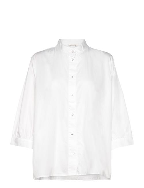 Tom Tailor Feminine Solid Blouse Tom Tailor White