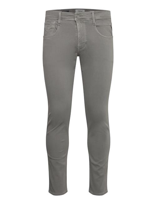 Anbass Trousers Slim Hyperflex Colour Xlite Replay Grey