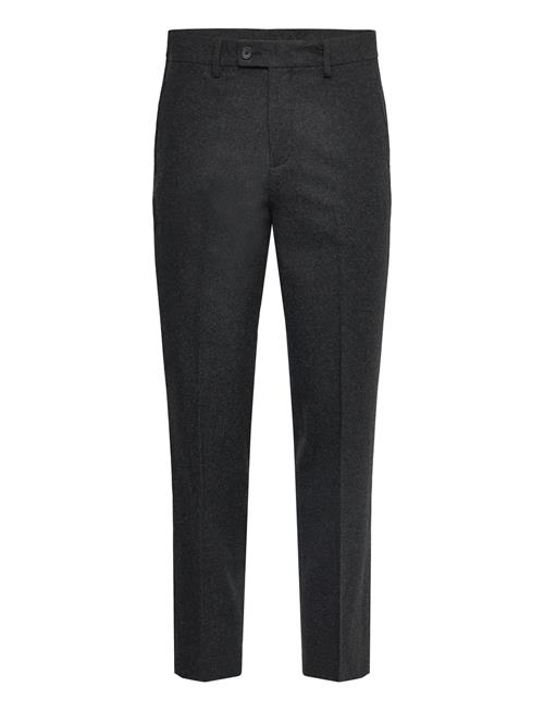 Se Flannel Wool Blend Formal Pant Lindbergh Black ved Booztlet