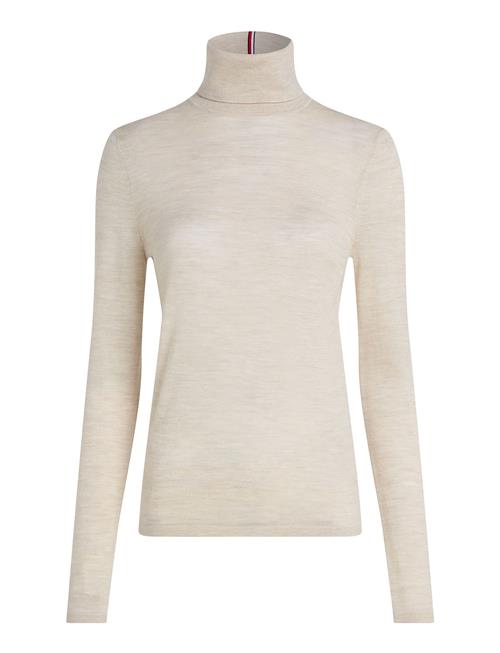 Tommy Hilfiger Merino Roll-Nk Sweater Tommy Hilfiger Cream