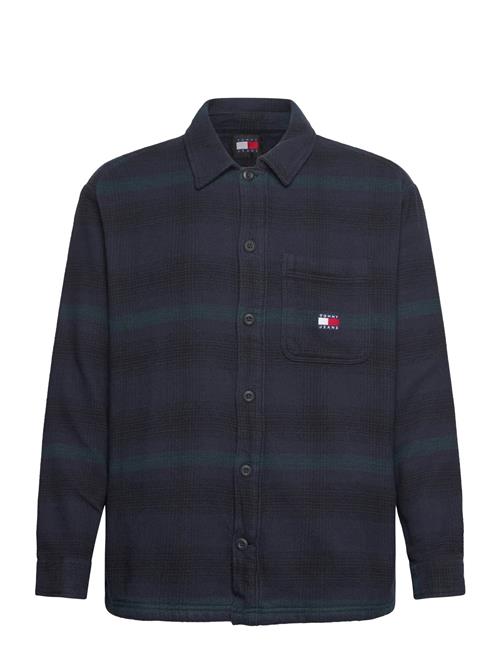 Tjm Badge Check Overshirt Tommy Jeans Navy