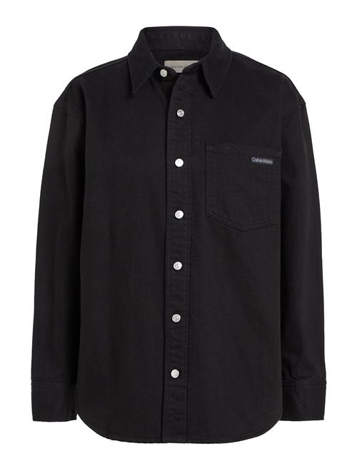 Calvin Klein Jeans Dad Denim Overshirt Calvin Klein Jeans Black