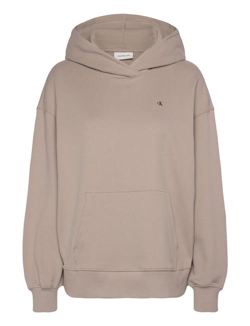 Calvin Klein Jeans Stamp Back Graphic Hoodie Calvin Klein Jeans Beige