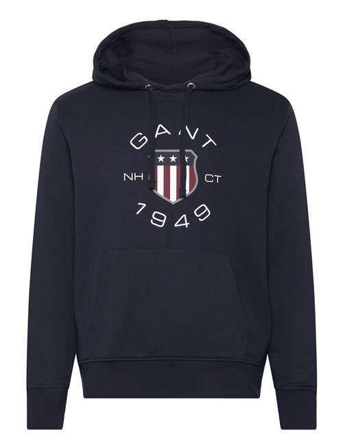 Print Sweat Hoodie GANT Navy