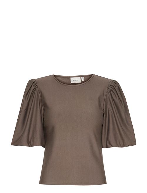 Gestuz Rifagz Balloon Blouse Gestuz Brown