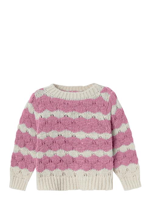 name it Nmfnebib Ls Knit Box Name It Pink