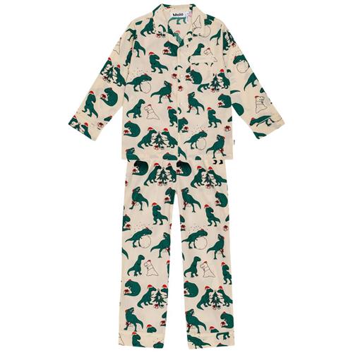 Molo GOTS Lex Pyjamas Dino Dreams | Beige | 110 cm