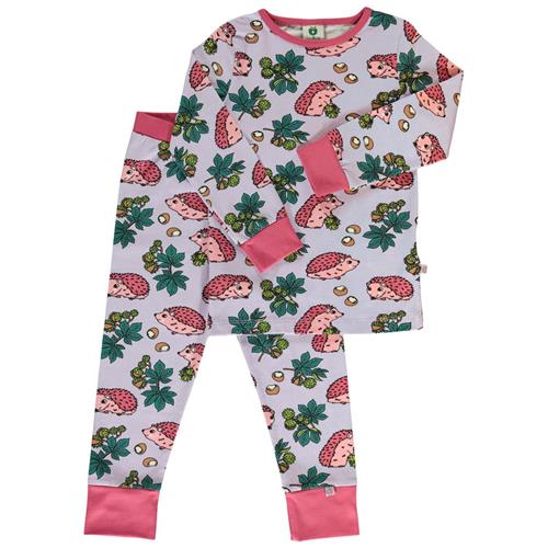 Småfolk Nightwear with hedgehogs  Orchid Petal | Lilla | 7-8 years