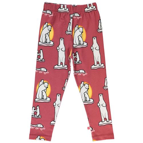 Småfolk Polar Bears Leggins Baroque Rose 4-5 Y  Lyserød  4-5 år  kvinde