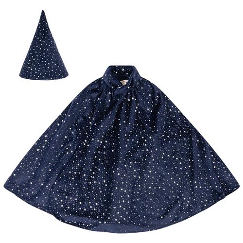 Se Konges Sløjd Magiker Kostume Kjole Blue | Blå | 5-8 years ved Babyshop